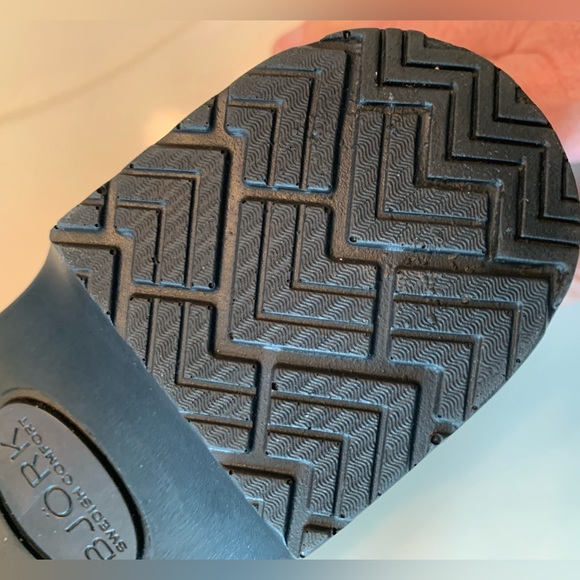 Bjork shoes | Swedish comfort | brown tooled floral clog mu|e | Size 9 Eur 39-40 - Picture 8 of 16